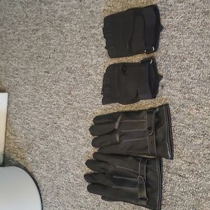 Black sports/driving gloves
